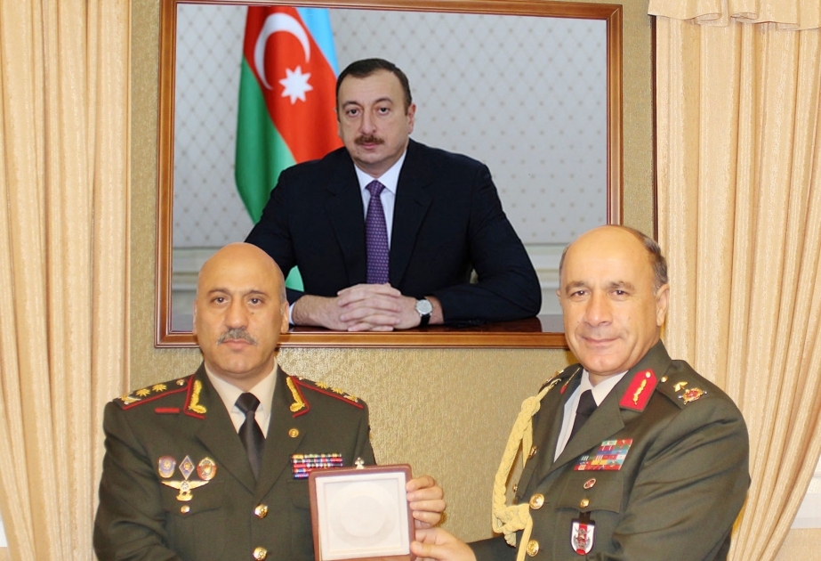 Azerbaijan`s Deputy Minister of Internal Affairs meets Turkish military attaché