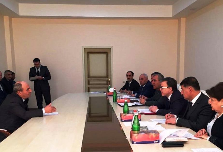 Ekologiya və təbii sərvətlər naziri Saatlı şəhərində vətəndaşlarla görüşüb
