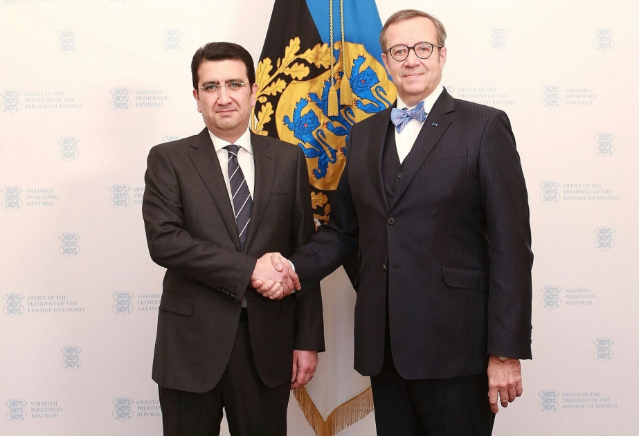 Azərbaycan səfiri etimadnaməsini Estoniyanın Prezidentinə təqdim edib