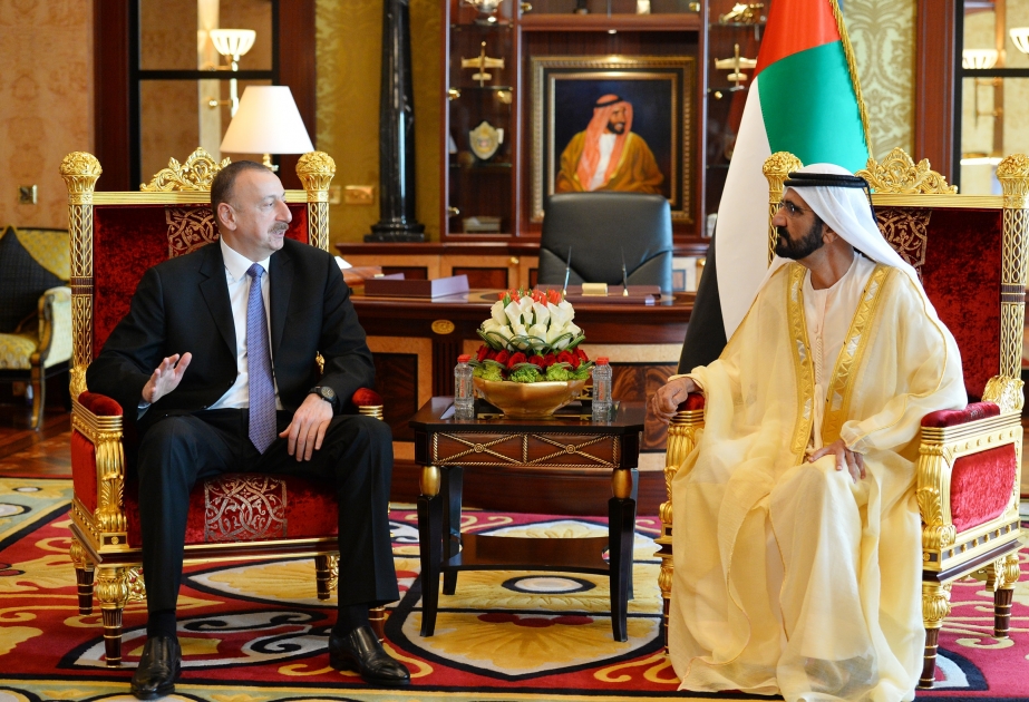 Treffen mit Vizepräsident und Premierminister von VAE im erweiterten Format VIDEO