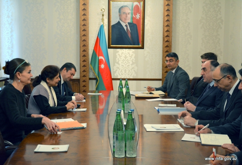 Azerbaijan`s FM meets Under-Secretary-General of United Nations