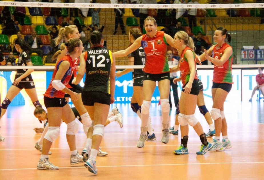 “Lokomotiv” voleybol komandası “Telekom”a qalib gəlib