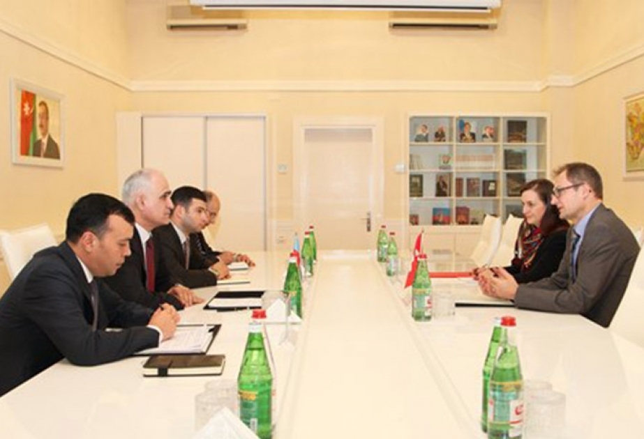 Azerbaijan`s Minister of Economy meets Swiss Ambassador