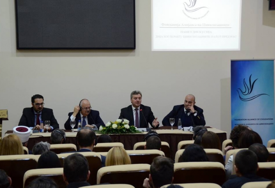 Le président macédonien a assisté à une conférence préparatoire au IV Forum global de Bakou