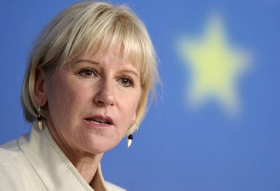 Schwedische Außenministerin trifft zu Besuch in Aserbaidschan ein