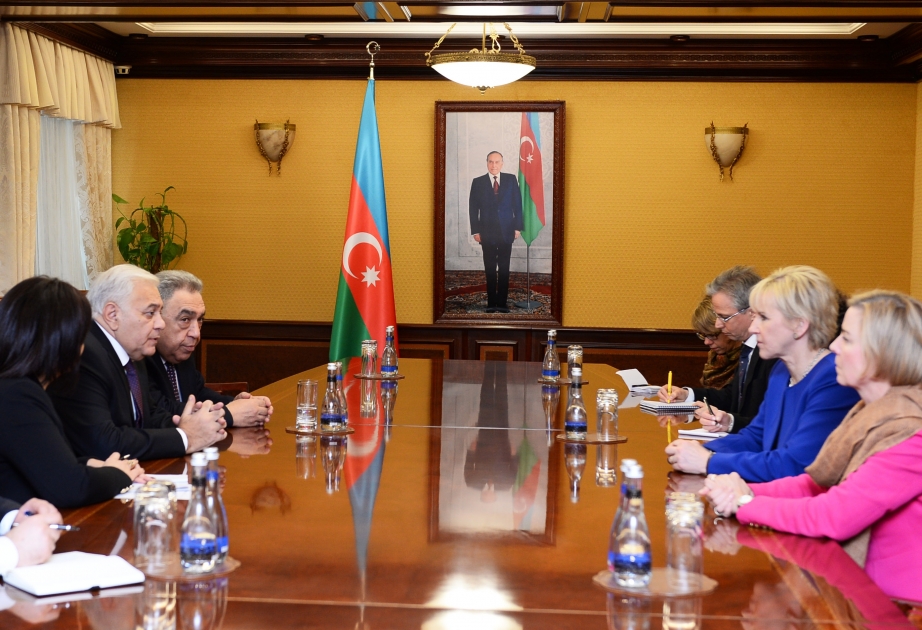 阿塞拜疆与瑞典议会对发展两国外交关系起了重要作用