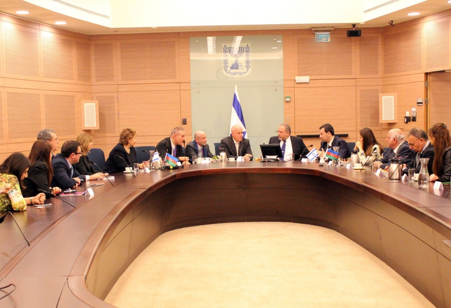 Delegation of Azerbaijani parliament visits Israeli Knesset