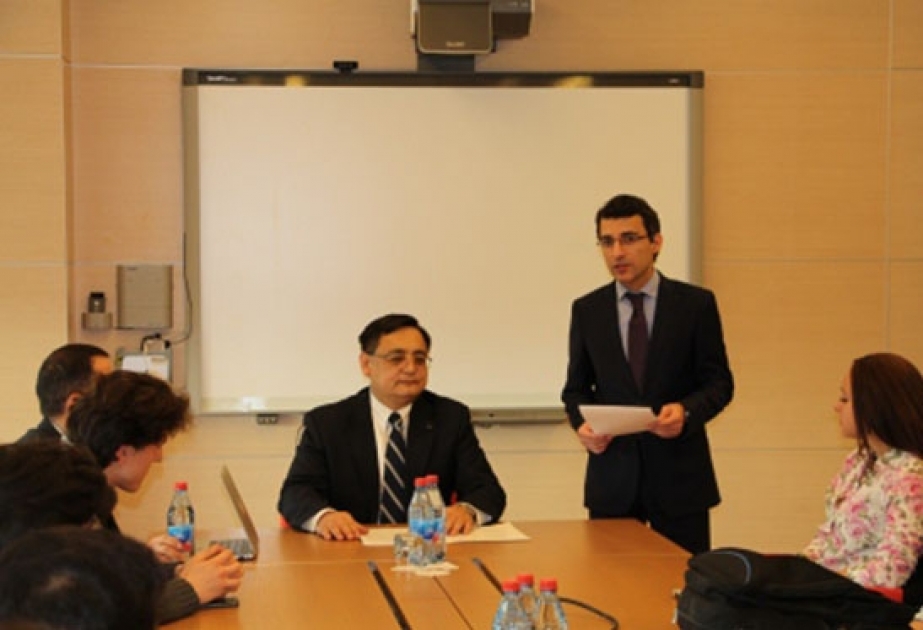 TurkPA Secretary General delivers report at ADA University