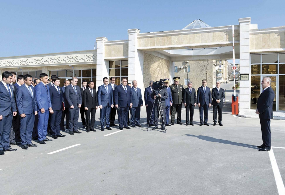 Naxçıvan şəhərində Avtomobil və Ehtiyat Hissələrinin Satış Mərkəzi və yeraltı qaraj istifadəyə verilib