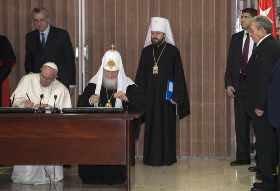 Ende der Eiszeit: Papst Franziskus und Patriarch Kirill rufen zur Einheit auf