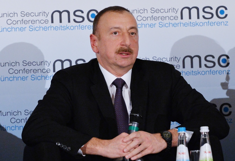 Münchner Sicherheitskonferenz: Präsident Ilham Aliyev nimmt an einer Podiumsdiskussion zum Thema Klima- und Energiesicherheit teil VIDEO