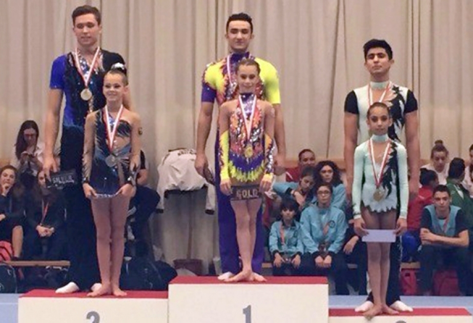 Atletlərimiz akrobatika gimnastikası üzrə Dünya Kuboku yarışında qızıl və bürünc medallar qazanıblar