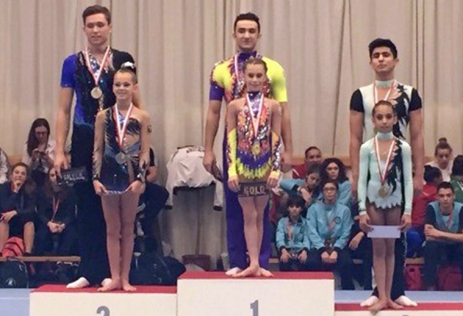 Azerbaijani gymnasts shine at Flanders International Acro Cup