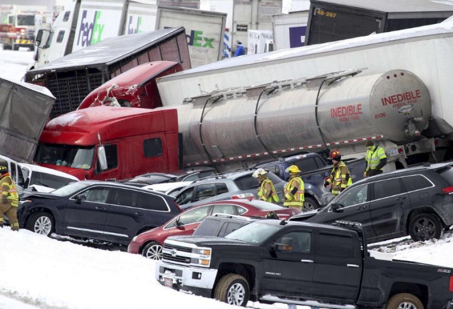 Tödliche Massenkarambolage auf US-Autobahn