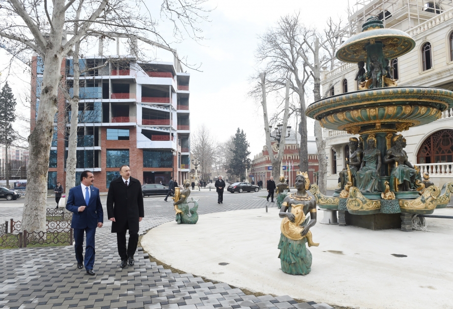 Le président azerbaïdjanais visite la Philharmonie nationale de Gandja VIDEO