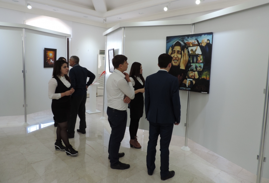 Naxçıvanda “Qan yaddaşımız Xocalı” adlı rəsm sərgisi açılıb