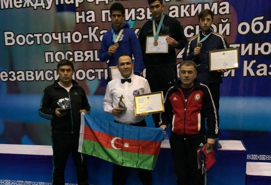 Boksçularımız Qazaxıstanda beynəlxalq turniri üç medalla başa vurublar
