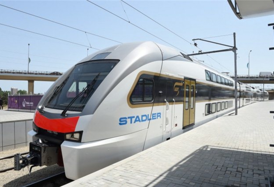 “Stadler Rail Group” şirkətinin ikimərtəbəli elektrik qatarlarından daha ikisi Azərbaycana gətiriləcək