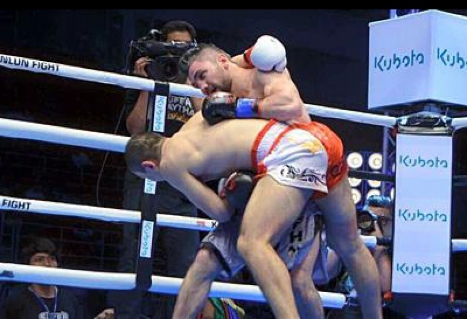 Azerbaijani kickboxer beats Chinese rival at Kunlun Fight 38 tournament