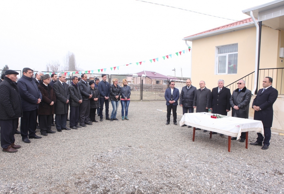 В Газахском и Агстафинском районах сданы в эксплуатацию индивидуальные дома для семей инвалидов и шехидов