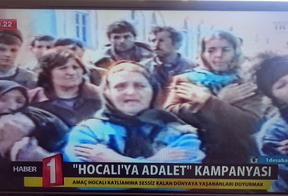 La chaîne turque TRT1 a diffusé un reportage sur le génocide de Khodjaly
