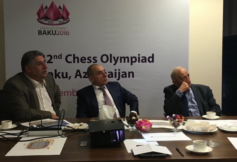 Bakıda Ümumdünya Şahmat Olimpiadasına hazırlıq işləri ilə əlaqədar iclas keçirilib