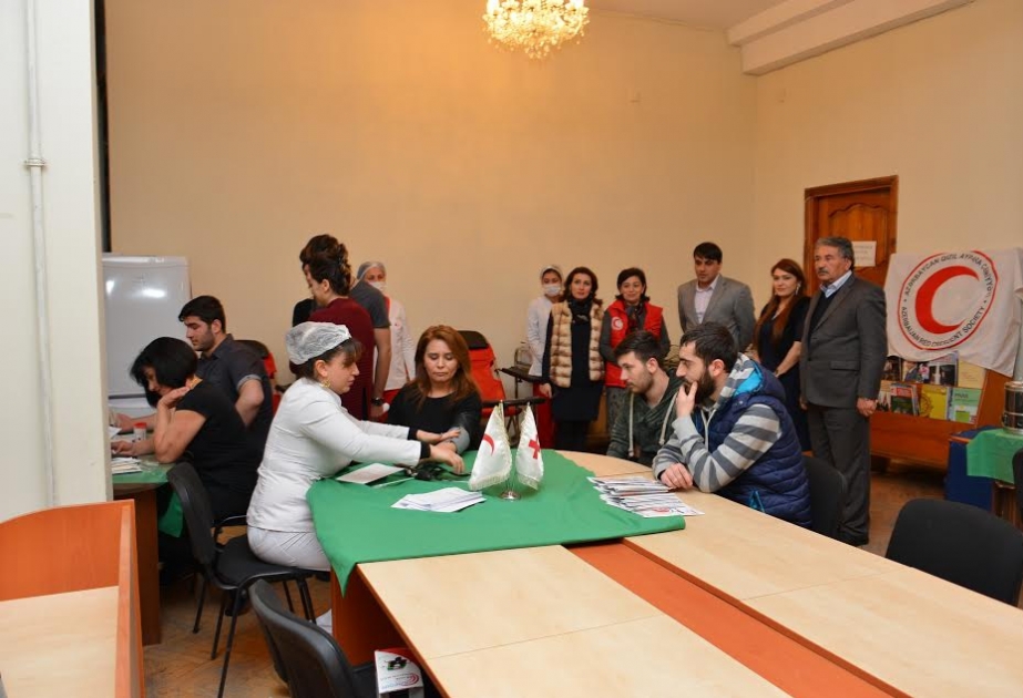 Xocalı faciəsinə həsr olunan könüllü qanvermə aksiyası keçirilib