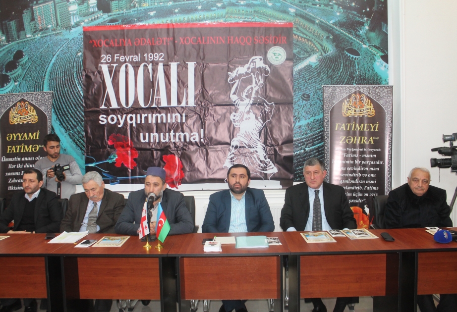 Gürcüstan Müsəlmanları İdarəsində Xocalı faciəsi qurbanlarının xatirəsi anılıb