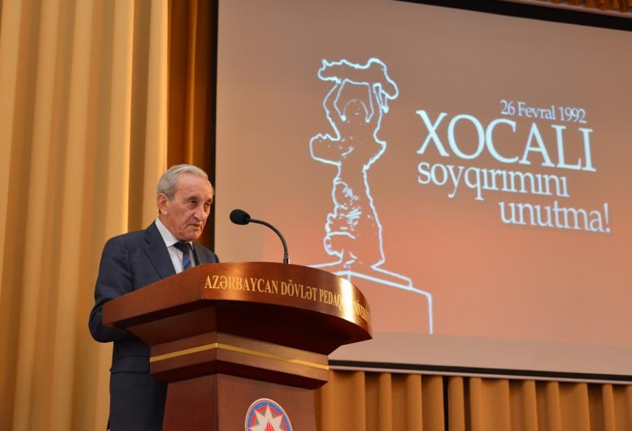 Xocalı soyqırımı bəşəriyyətə qarşı törədilən ən ağır cinayətdir