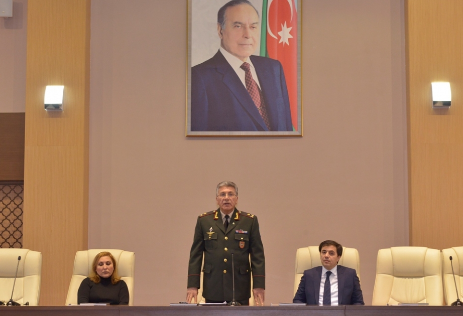 FHN Akademiyasında Xocalı soyqırımı ilə bağlı anma mərasimi keçirilib VİDEO