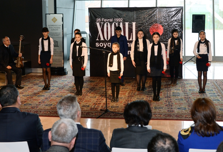 Xalça Muzeyində “Xocalı-qan yaddaşımız” adlı sərgi açılıb