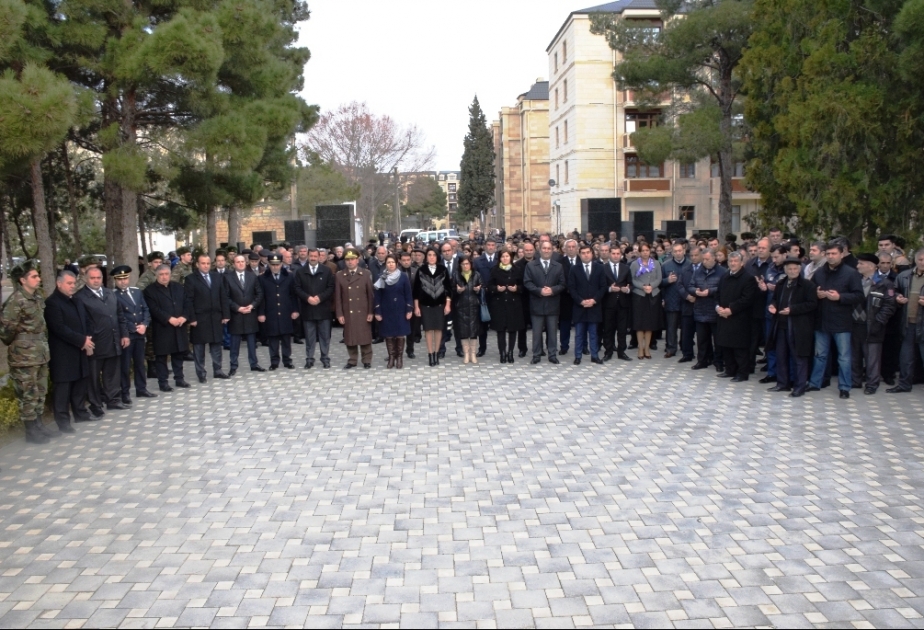 Respublikamızın qərb bölgəsində Xocalı soyqırımı qurbanlarının xatirəsi dərin hüznlə anılıb