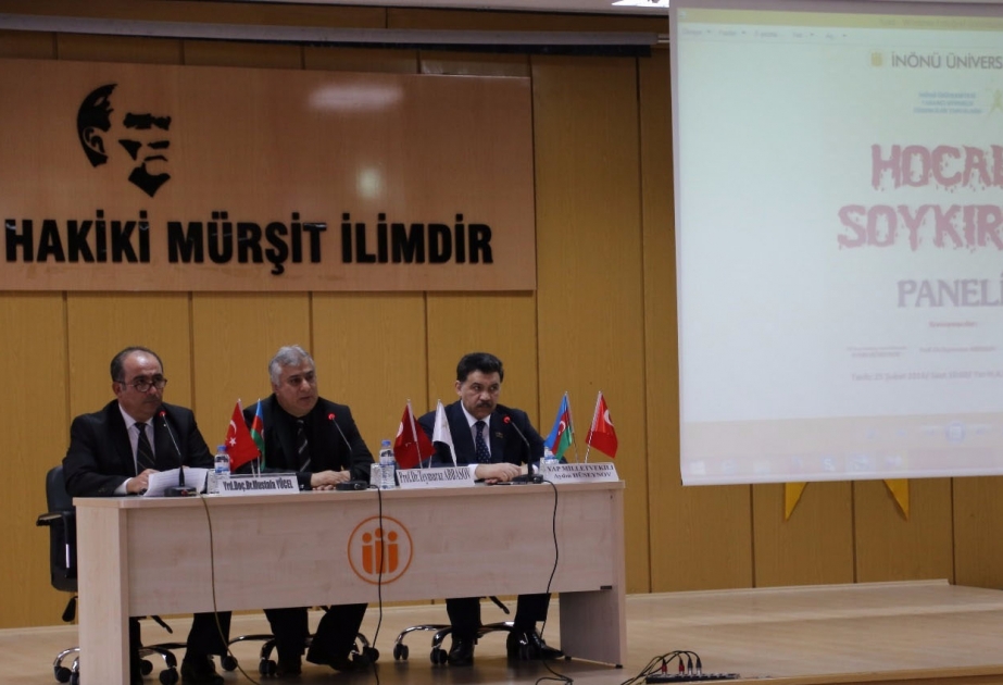 Xocalı soyqırımı qurbanlarının xatirəsi Türkiyənin İnönü Universitetində də anılıb