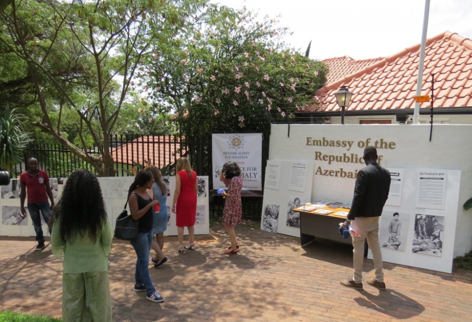Cənubi Afrika Respublikasında Xocalı soyqırımı ilə bağlı fotosərgi keçirilib