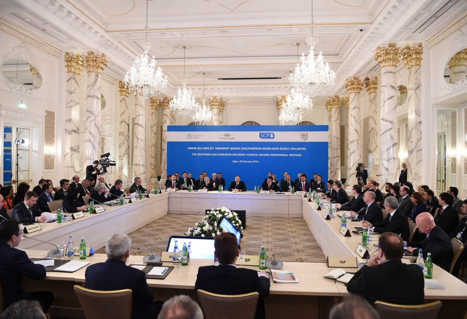 Baku hosted second Ministerial Meeting of Southern Gas Corridor Advisory Council VIDEO