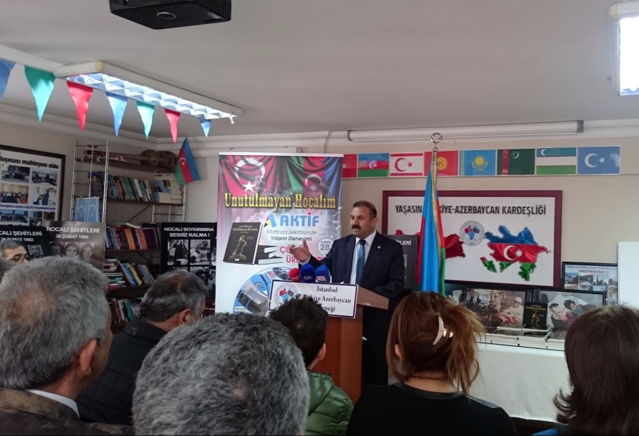 İstanbulda “Unudulmayan Xocalım” şeirlər toplusunun təqdimatı keçirilib