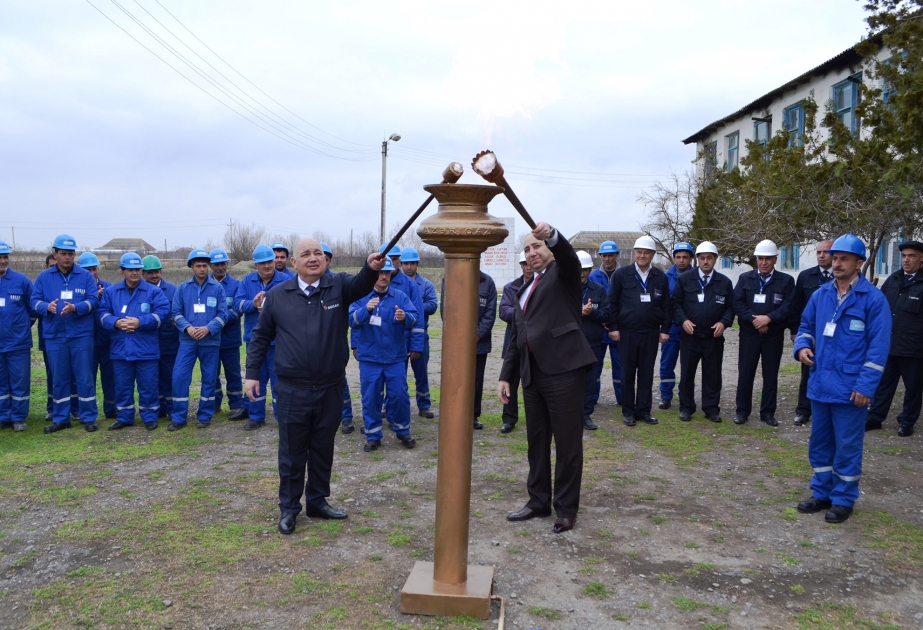 Novruz bayramı ərəfəsində Kürdəmirin Pirili kəndinə təbii qaz verilib