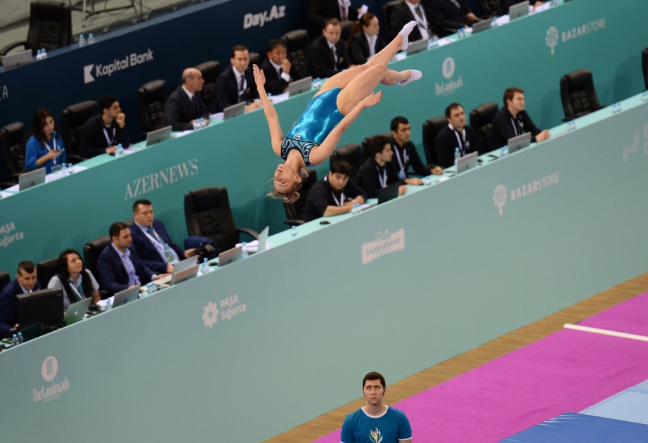 Coupe du monde de trampoline : deux Azerbaïdjanaises en finale de trampoline synchronisé [ mise à jour]