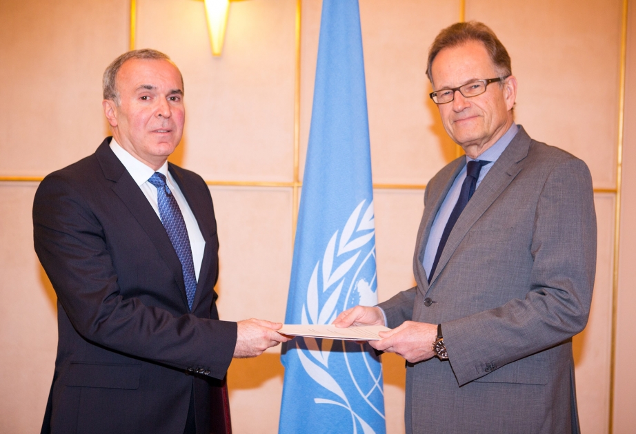 New permanent representative of Azerbaijan presents credentials to Director General of UN Office at Geneva