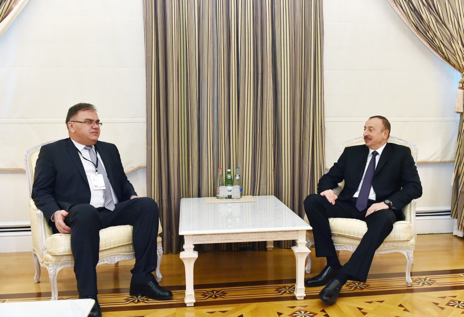 Президент Азербайджана Ильхам Алиев принял члена Президиума Боснии и Герцеговины Младена Иванича ВИДЕО