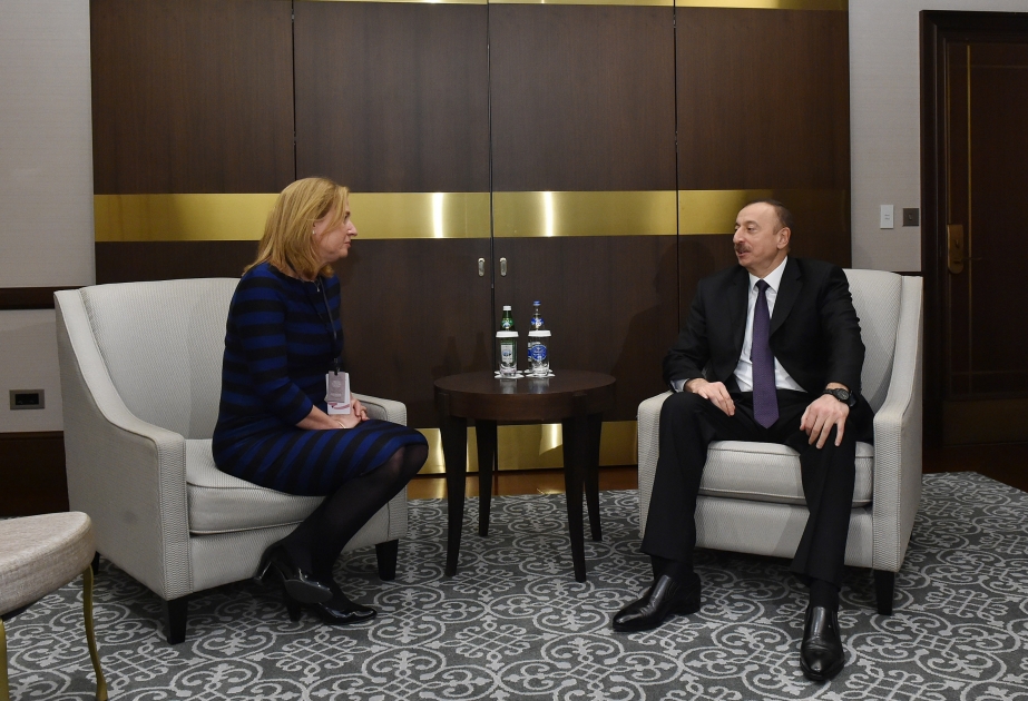Präsident Ilham Aliyev empfängt ehemalige israelische Außenministerin VIDEO
