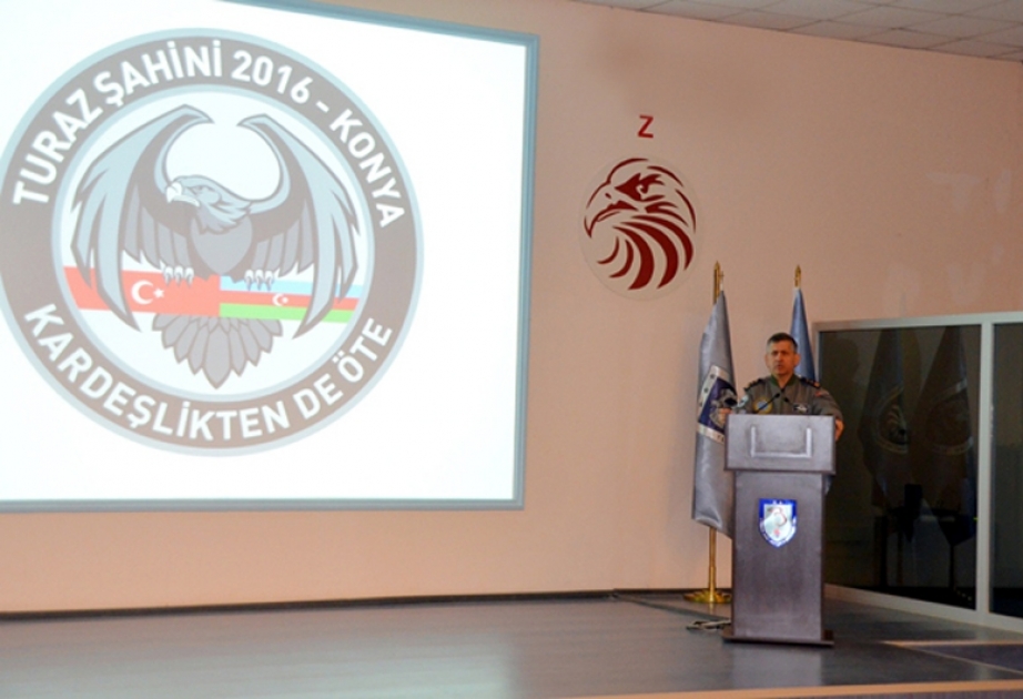 “TURAZ Şahini-2016” taktiki-uçuş təlimlərinin açılış brifinqi keçirilib