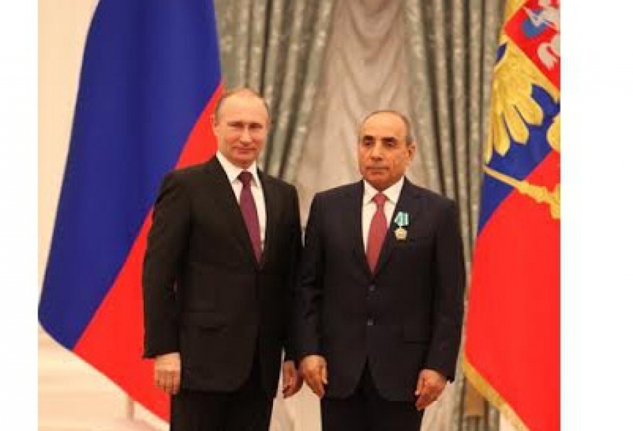 Russischer Präsident ehrt Verdienste von Yagub Eyyubov mit russischem Staatspreis