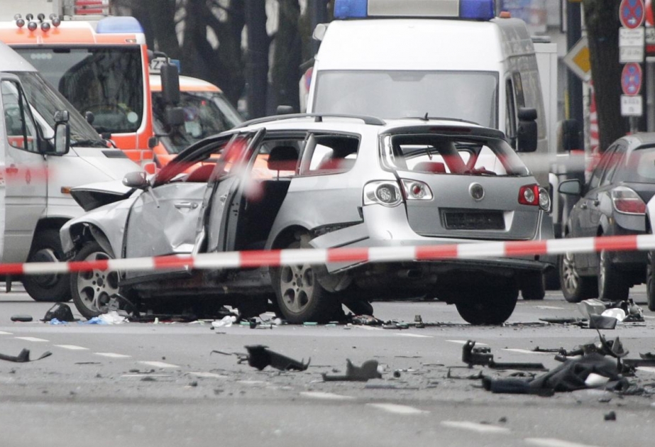 Взрыв в автомобиле в Берлине