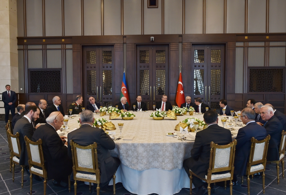 A reception was hosted in honor of President Ilham Aliyev VIDEO