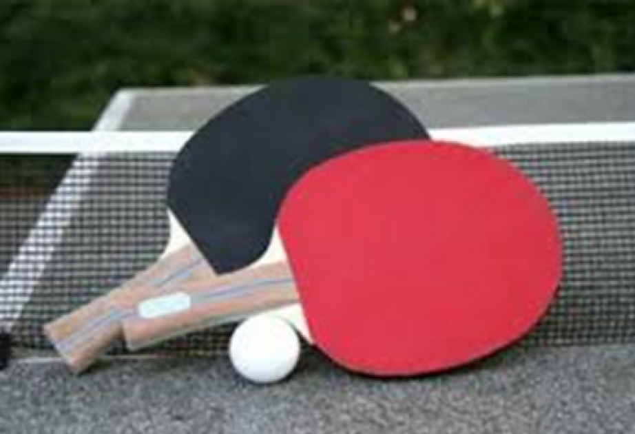 Stolüstü tennis üzrə komanda yarışları başa çatıb