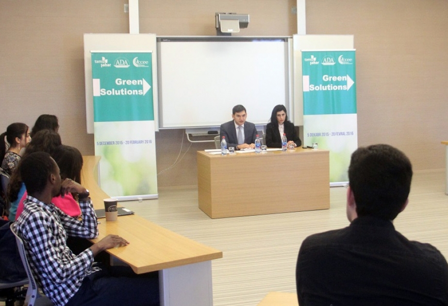 Ekoloji mövzuda ən yaxşı esse yazan tələbələr mükafatlandırıldılar
