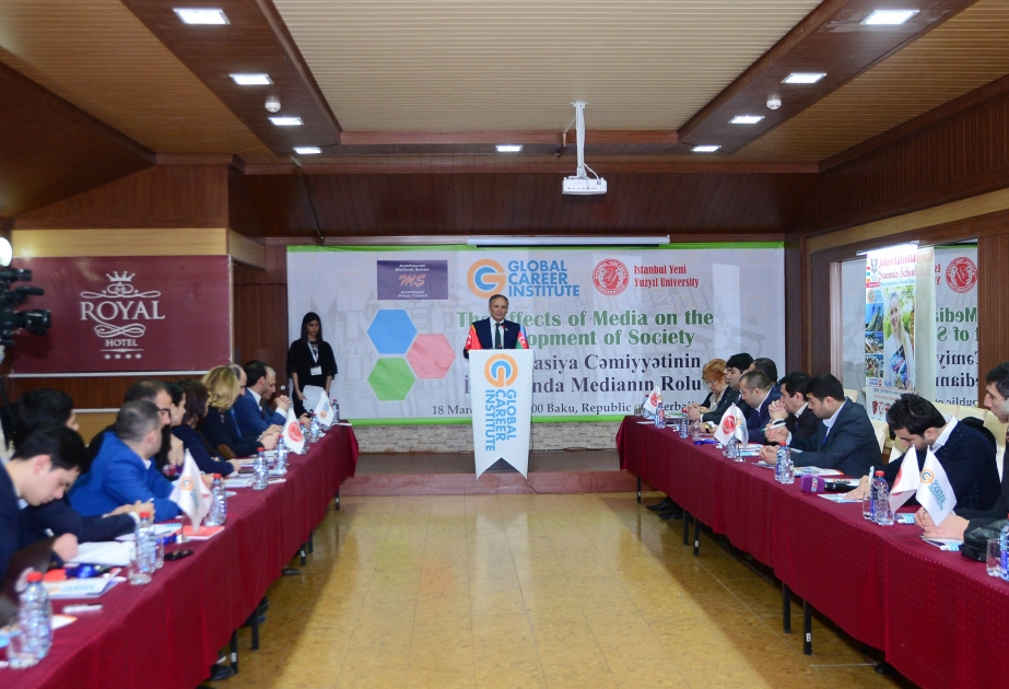Role of media in information society development discussed in Baku