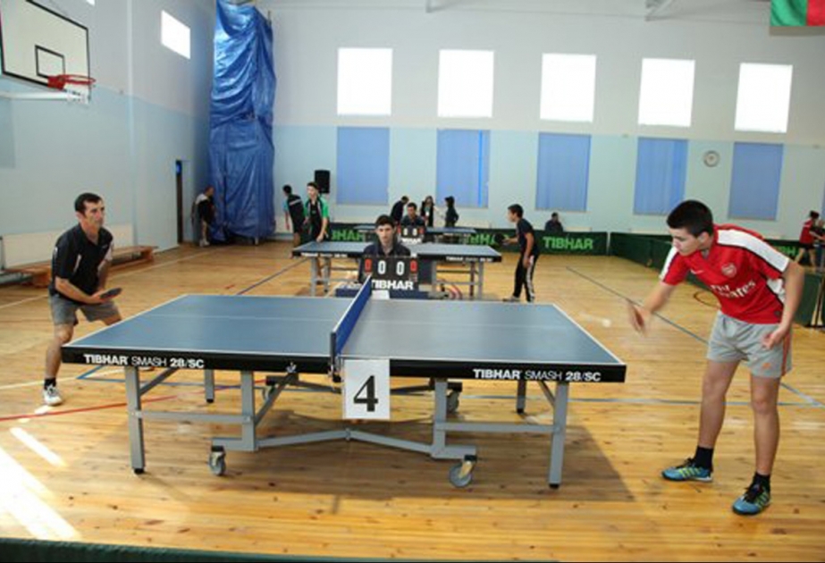 Stolüstü tennis üzrə Azərbaycan çempionatı başa çatıb