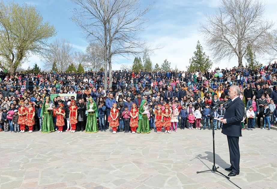 Naxçıvanda Novruz bayramı münasibətilə ümumxalq şənliyi keçirilib